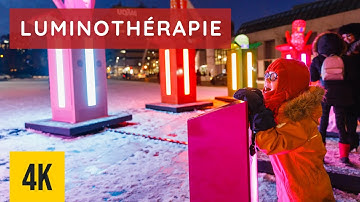 MONTREAL Walk At Night - LUMINOTHÉRAPIE (2019 / 2020) | Interactive Installation at Place des Arts
