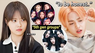 Eunchae's reaction to Seventeen S.Coups' honest opinion about 4th & 5th generation groups..