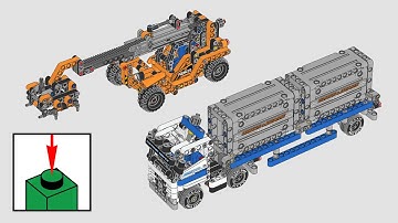 LEGO Technic 42062, Container Yard - building instructions