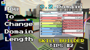 How to CHANGE DOMAIN LENGTH in JJS! | Jujutsu Shenanigans Skill Builder Tutorial