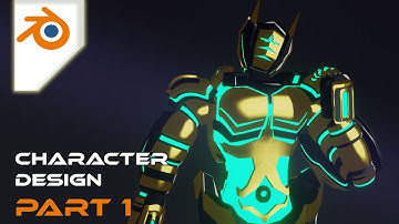 Blender Character Modeling for Animation | Hard Surface Robot Character Design 3 Part 1