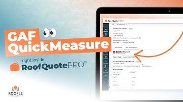 GAF QuickMeasure™ Integration Detailed Measurement Reports In Roof Quote PRO™