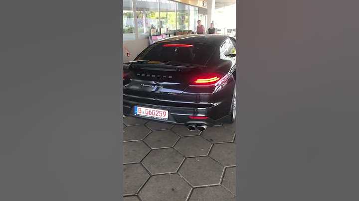 Porsche Panamera Turbo Start Up Sound 519 HP V8