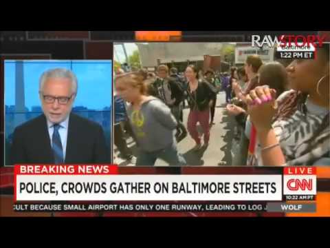 Wolf Blitzer interviews Deray McKesson about violence in Baltimore