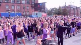 Justin Bieber Flash Mob - Copenhagen, Denmark August 6th 2011.