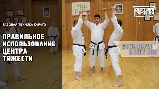 Каратэ Шотокан. Уроки Олега Цоя. Правильное использование центра тяжести Каратэ Шотокан. Уроки Олега Цоя. Правильное использование центра тяжести