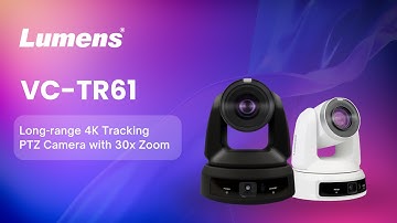 VC-TR61 4K AI Auto-Tracking 30x Zoom PTZ Camera | Lumens ProAV