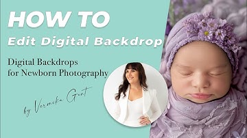 How to Edit Digital Backdrops