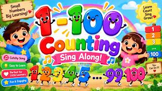 Count to 100 | Numbers Song 1-100 for Kids | Soft & Fun Counting Sing-along screenshot 2