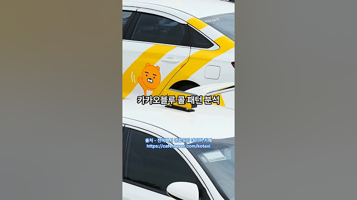 카카오블루 콜 패턴 분석