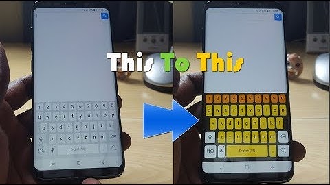 Enable high Contrast Keyboard Easy