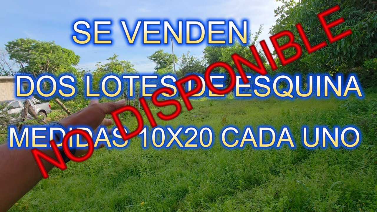 DOS LOTES EN VENTA EN EREGUAYQUIN USULUTAN