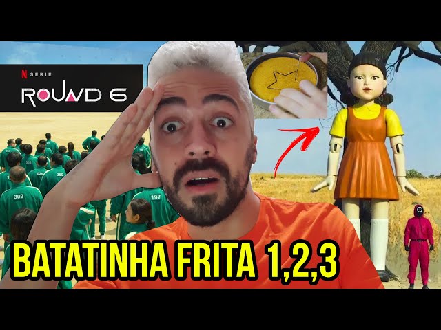 Boneca Batatinha Frita 123 + Brinde. Amigurumi, Série Round 6 Netflix Squid  Game