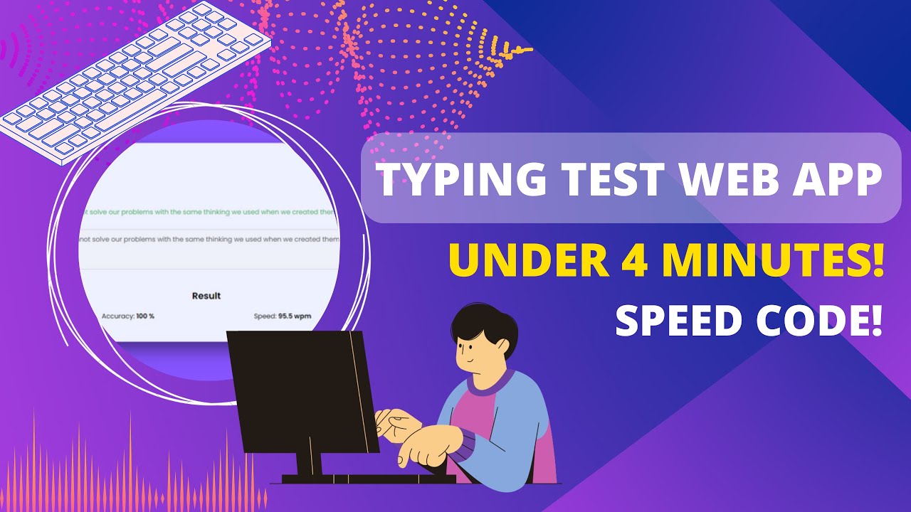 Speed Code TYPING TEST WEB APP | UNDER 4 minutes! - YouTube