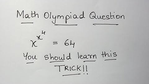 Math Olympiad Question | You should learn this TRICK!! Exponential Equation solving