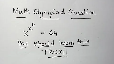 Math Olympiad Question | You should learn this TRICK!! Exponential Equation solving