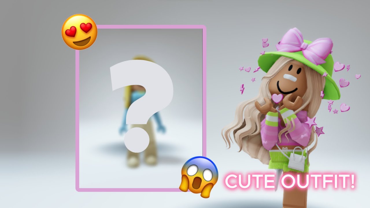 How to make a CUTE OUTFIT with 0 robux 😍😱 - YouTube