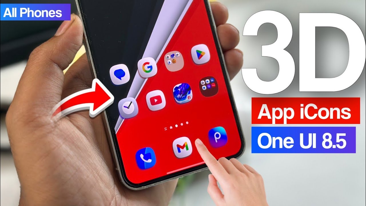 Make Your Phone 3D | How To Install 3d App icons on Android | Install ...