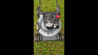 This Craftsman Mower Isn't Starting Unless I Put Gasoline Into the Carb But Then It Stops