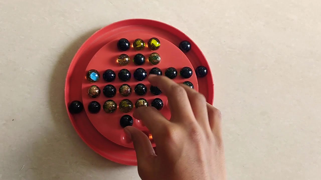 Brainvita Marble Game Solution YouTube