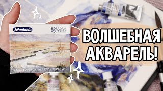 ОБЗОР НАБОРА АКВАРЕЛИ С СУПЕР ГРАНУЛЯЦИЕЙ SCHMINCKE TUNDRA | Выкраска, спидпейнт, мнение