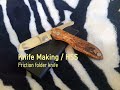 knife making-Friction folder knife 수제 칼 #5