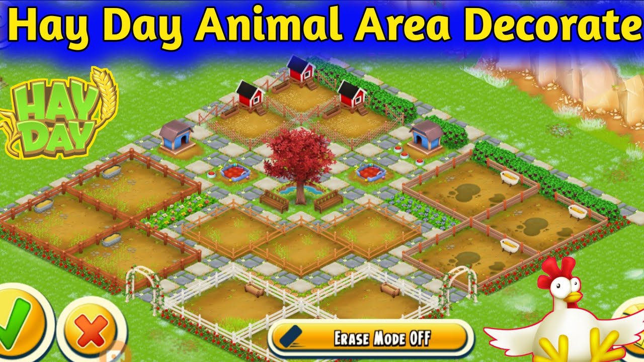 Hay Day Farm Design At Level 61 To 71 Part 1 - Farm Decoration - Temct  Gaming - Youtube