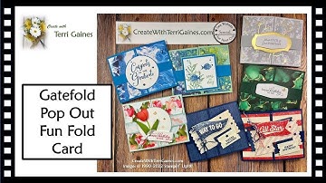 Gatefold Pop Out Fun Fold Card Tutorial