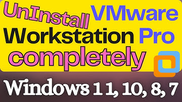 Completely Uninstall VMware Workstation in Windows 11 | Remove VMware Workstation from Windows 10, 8