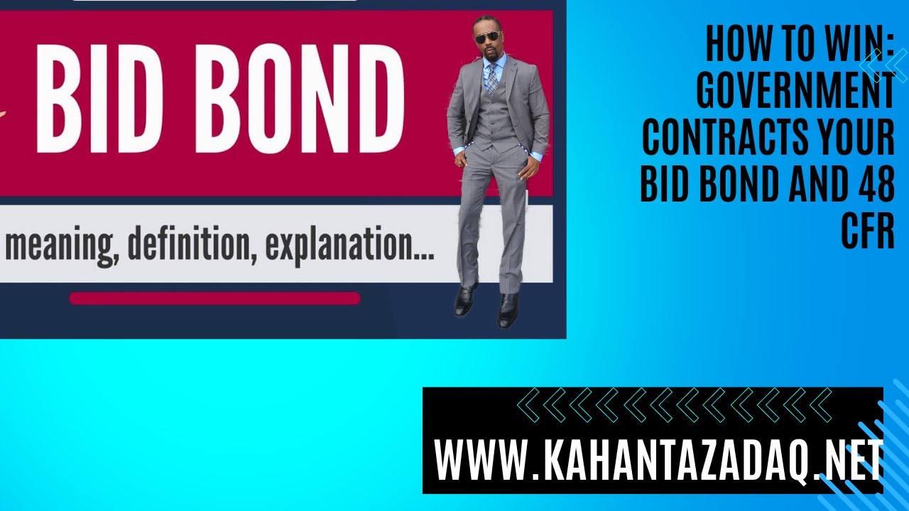 How to win government contracts and your bid and 48 cfr youtube