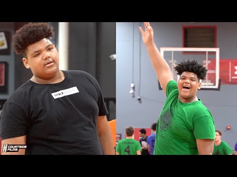 6'9 330 POUND Sophomore!?! Wisconsin Bred Miles Graham Has GAME!
