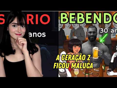 (REACT) Por que a GERAÇÃO Z parou de BEBER? | Cortes da Rhaychu