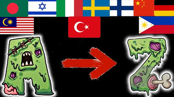 Alphabet Lore Zombie in different languages part 5