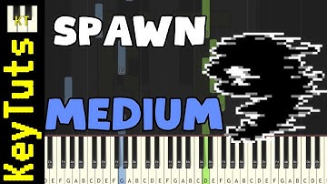 SPAWN [Deltarune Chapter 3+4] - Medium Mode [Piano Tutorial] (Synthesia)