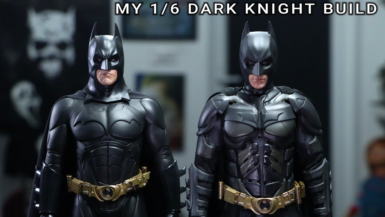 MY HOT TOYS DARK KNIGHT FIGURE BUILD. 1/6 SCALE BATMAN