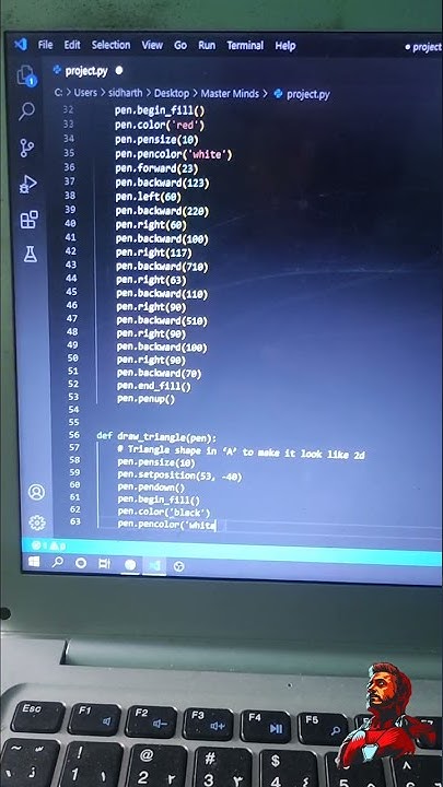 python code | Avengers Logo | - YouTube