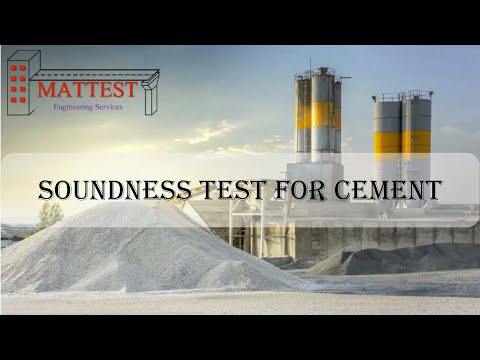 Soundness Test for cement