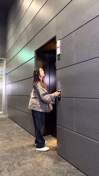 Moonwalking on the elevator🎶 Show off your #HowSweet moonwalk on YouTube Shorts #NewJeans_HowSweet