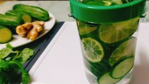 Giảm mỡ bụng hiệu quả từ Nước Ép Dưa Leo | Cucumber Juice for Detox and Weight loss