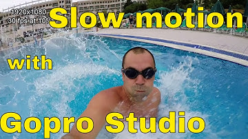How to use GoPro Studio for slow motion scenes - Video