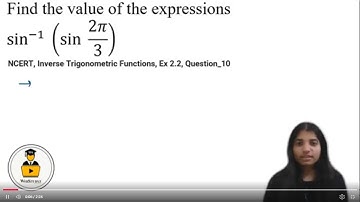 Class 12 NCERT Maths | Ch 2: Inverse Trigonometric Functions| Ex 2.2 Q10 Solution