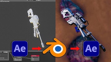 After Effects to Blender - Track 3D Objects Into Your Footage! Tutorial