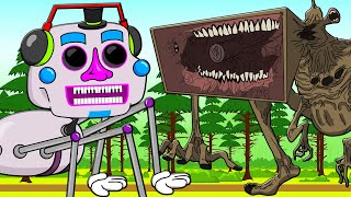 DJ MUSIC MAN VS MEGAHORN! FNAF 9 Security Breach Cartoon Animation