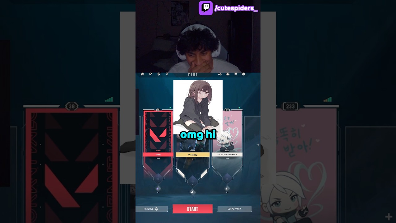 this was not part of the script… twitch: cutespiders_ #valorant