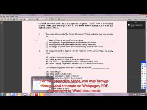 Sony Projector IPU-1 Tutorial 02 : Interactive Mode, Whiteboard Mode