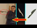 How to film a KNIFE THROW effect! (After Effects Tutorial)