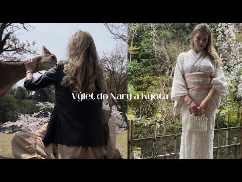 VLOG| Výlet do Nary a Kyota | Posvátní jelínci, sakury a kimono