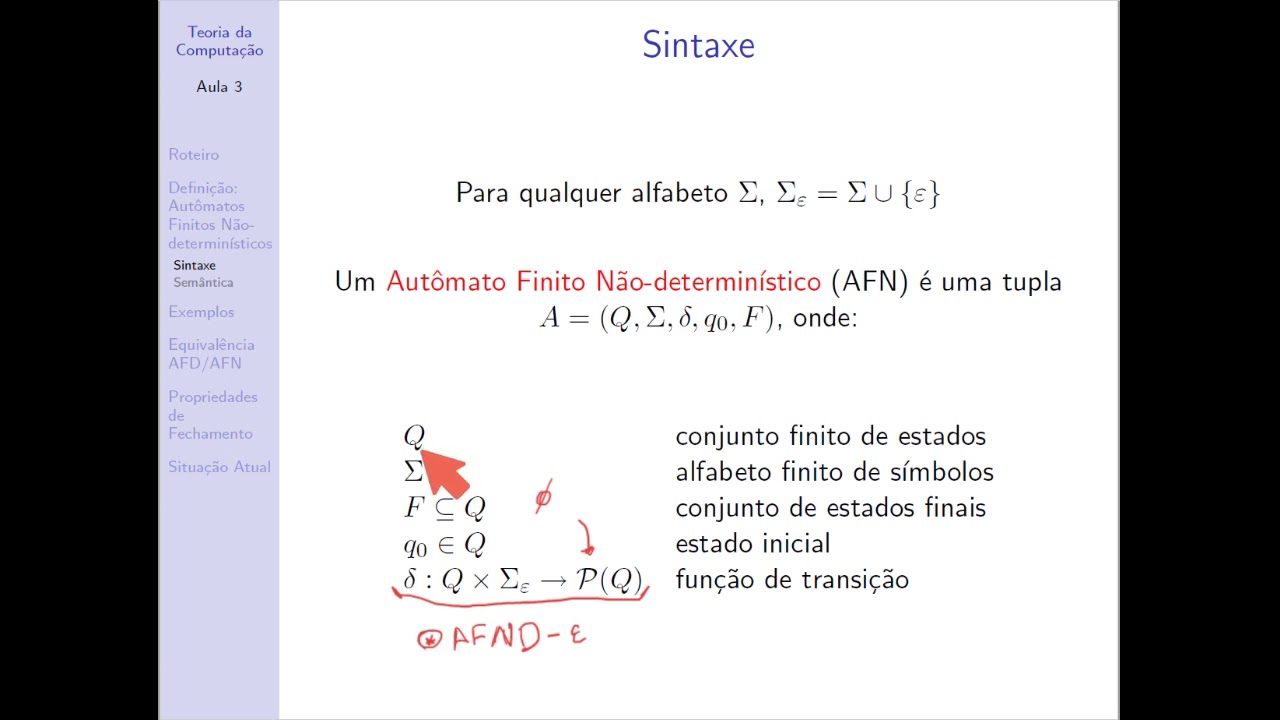 Aula 07 - Máquinas Abstratas: Autômatos Finitos e Linguagens Regulares. Part (4/5)