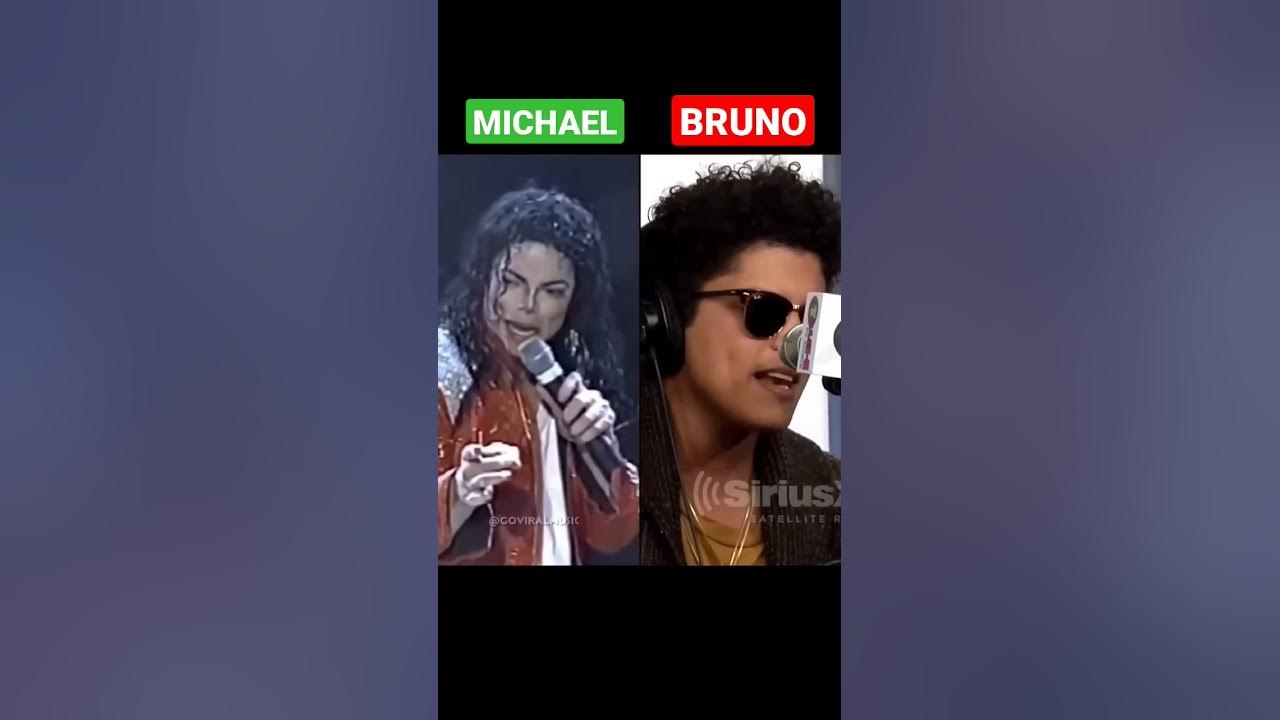 MICHAEL JACKSON vs BRUNO MARS No Autotune - Who is the best? #shorts
