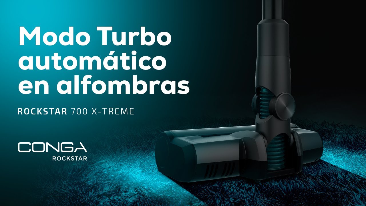 Aspirador vertical Conga Rockstar 700 X-Treme - YouTube